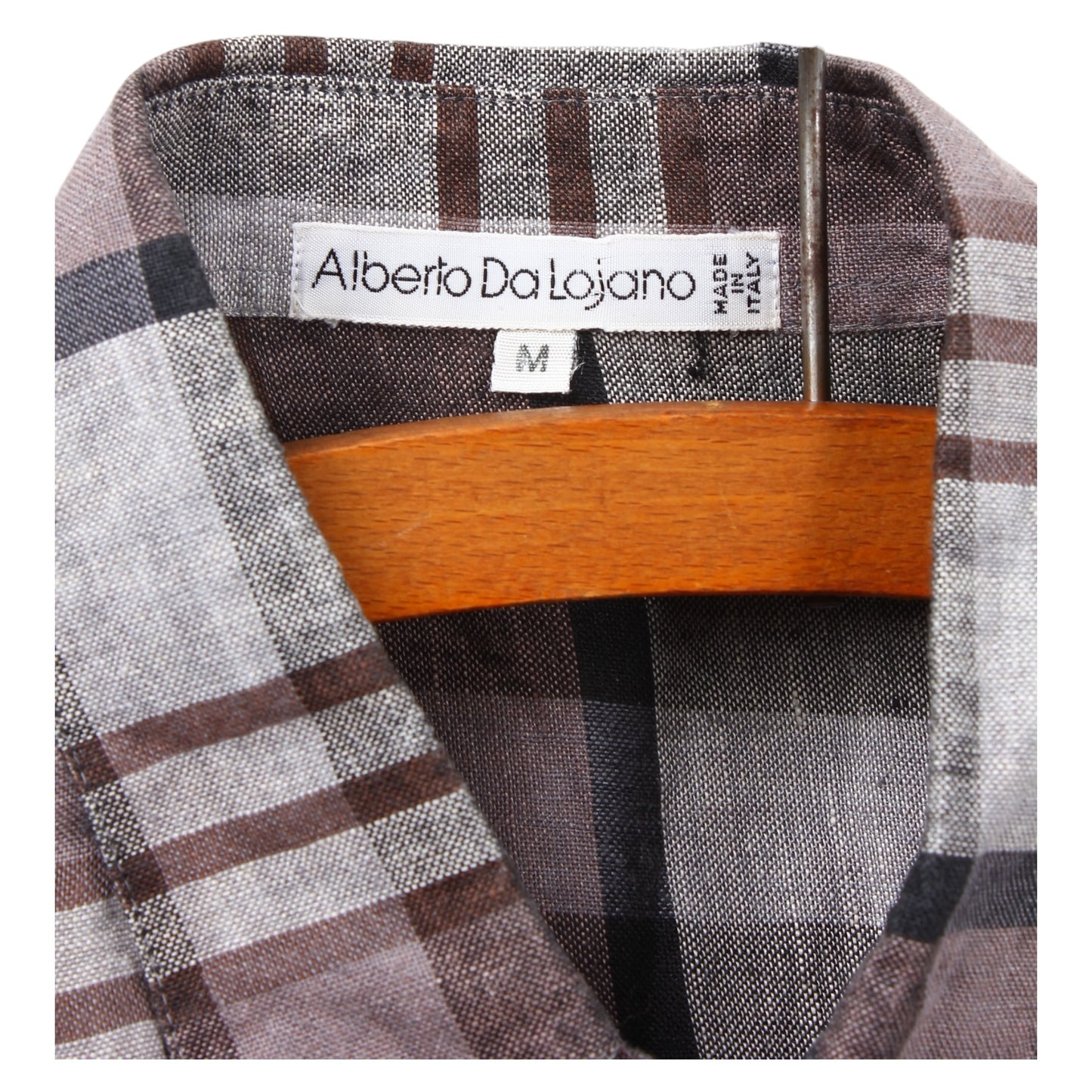 Made in italy linen button up shirt medium