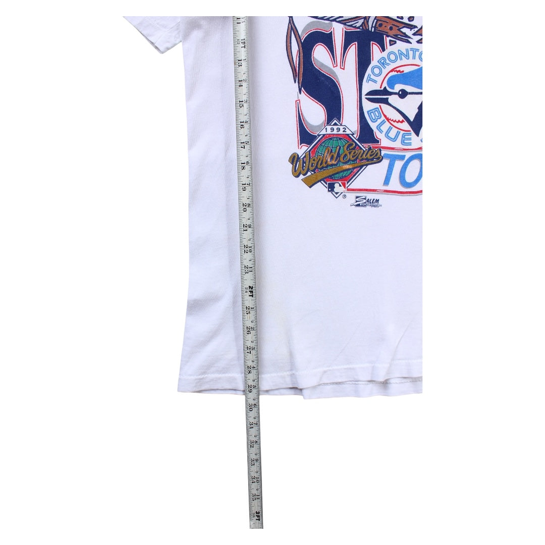 1992 The chop stops in toronto blue jays tee large