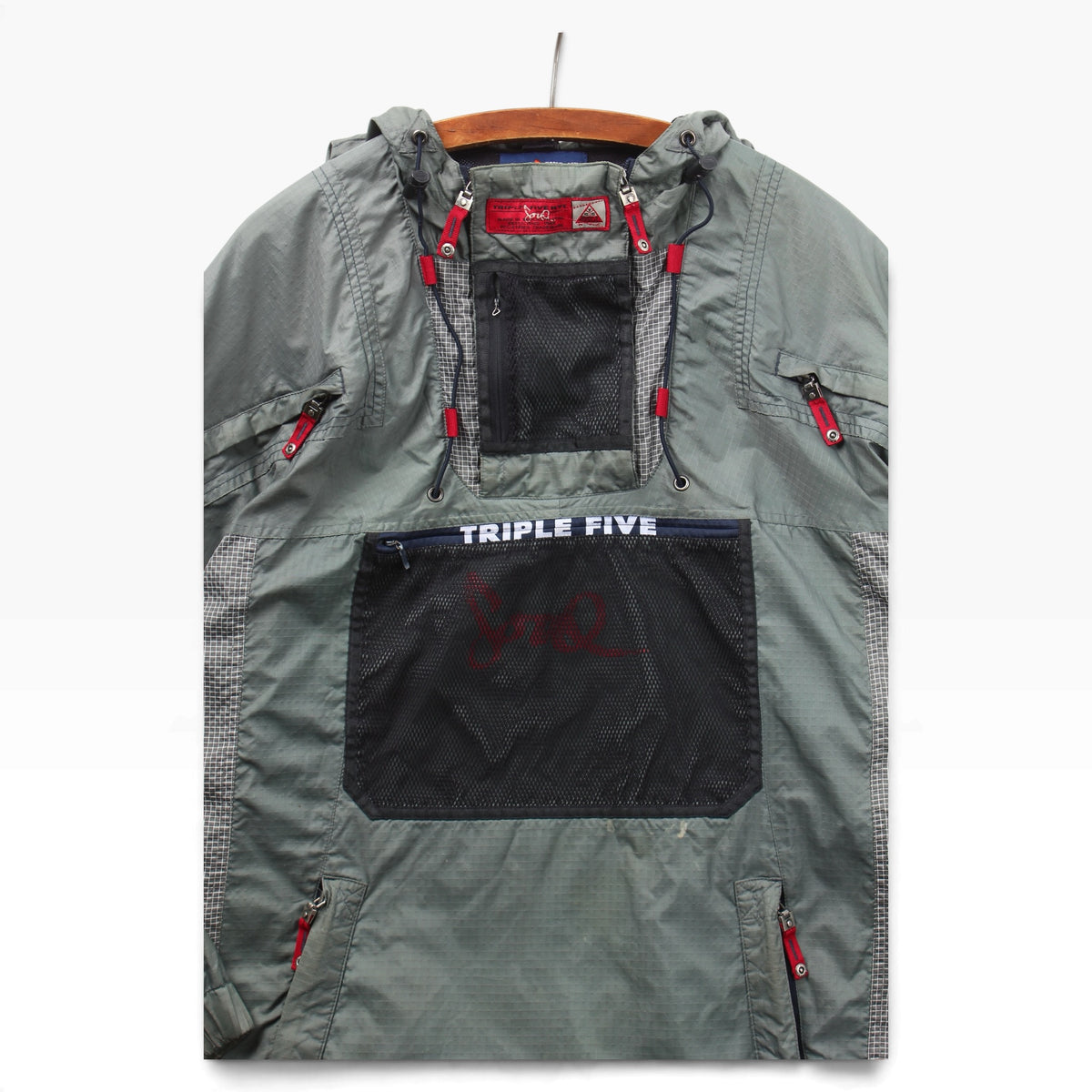 2000s Triple five soul pullover techy jacket XXL