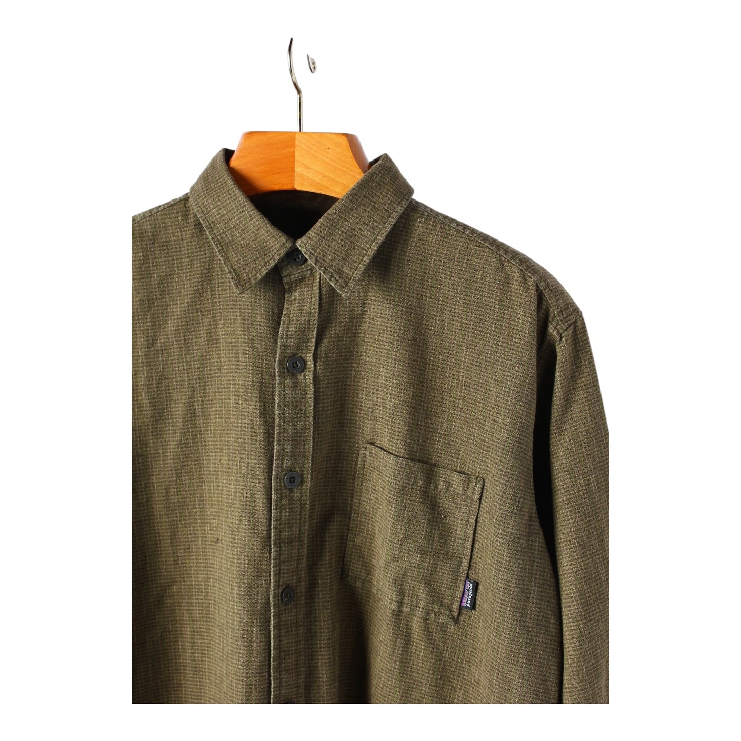 2007 Patagonia hemp blend shirt made in portugal large