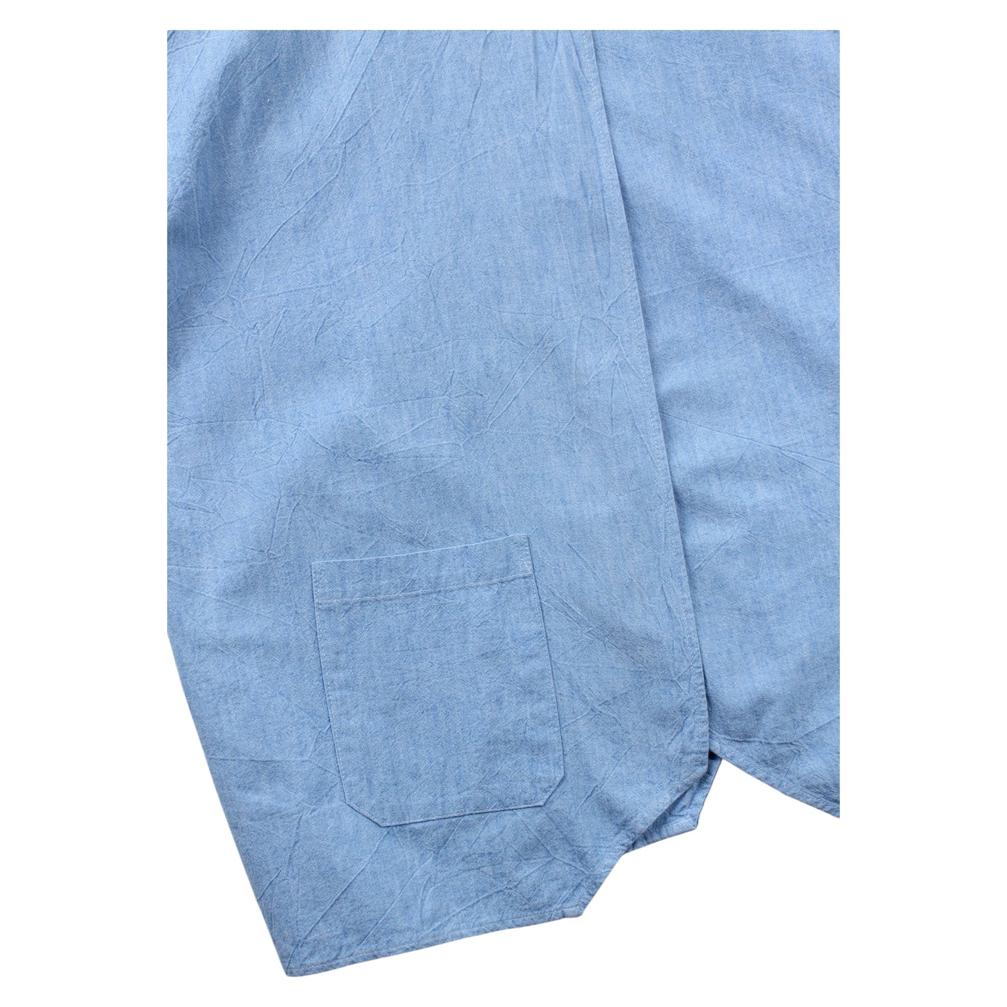 80s Jimmy’z chambray beach shirt slit back large