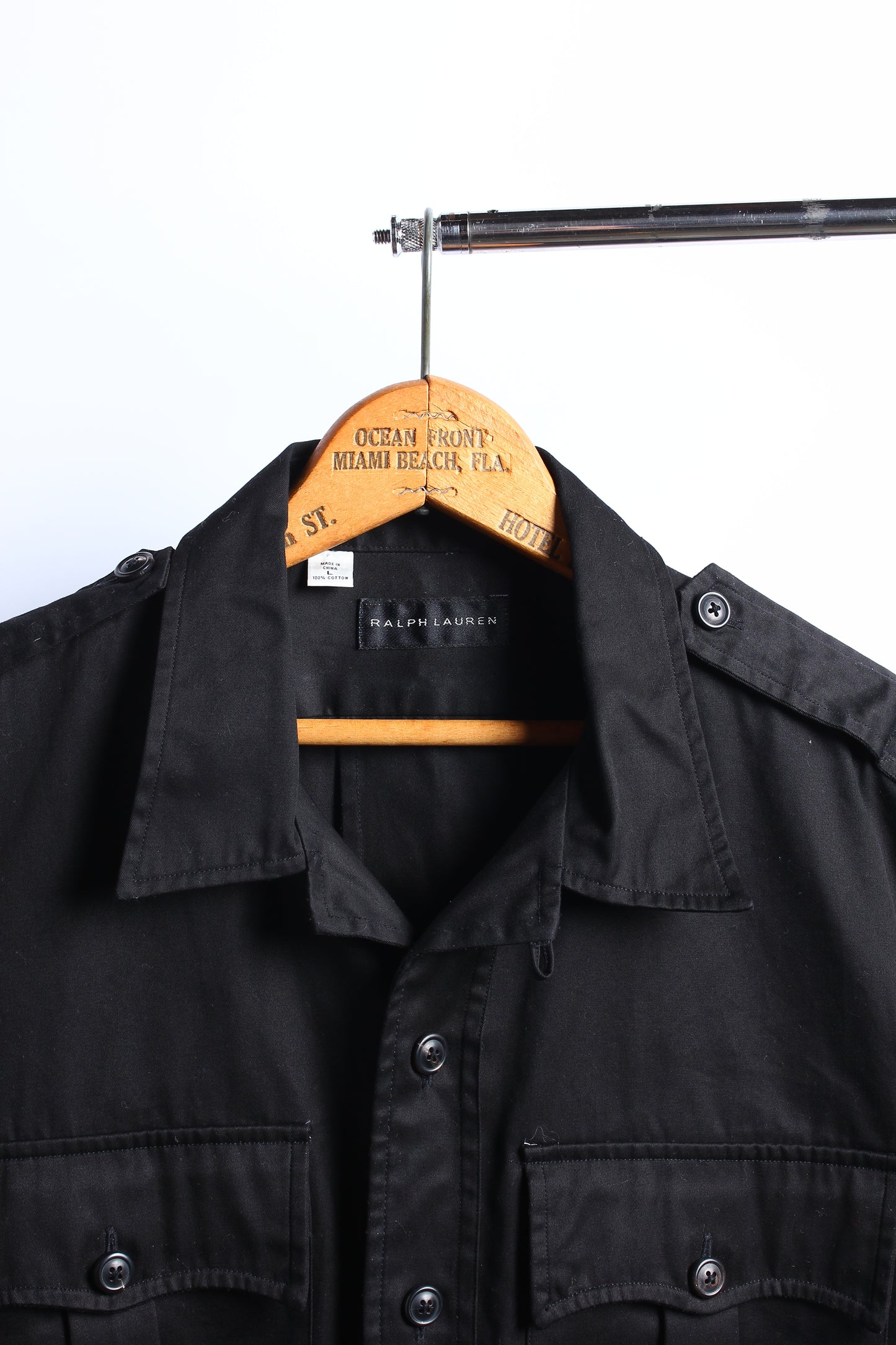 Ralph lauren black label safari shirt M/L