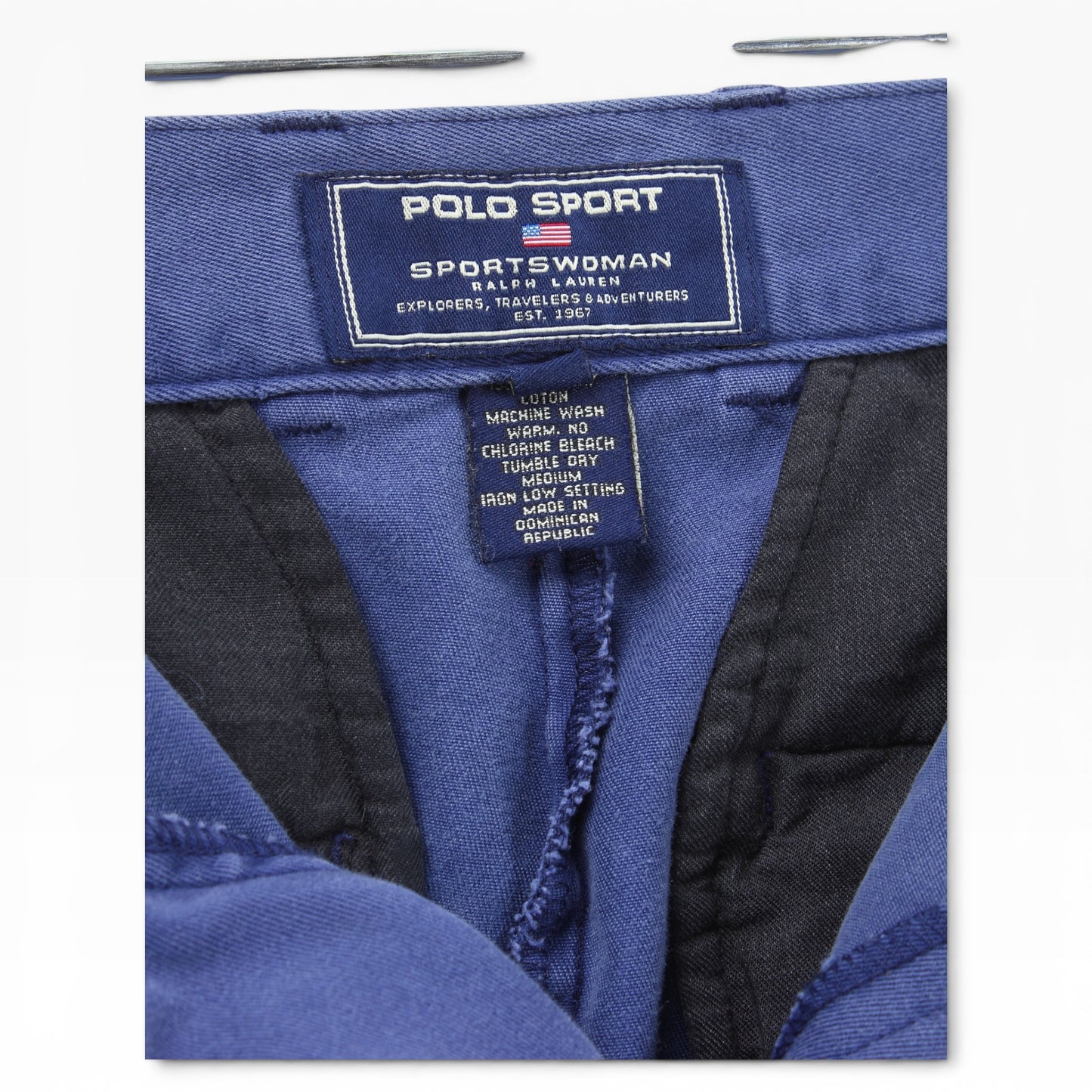 90s polo sport cotton capri sz30