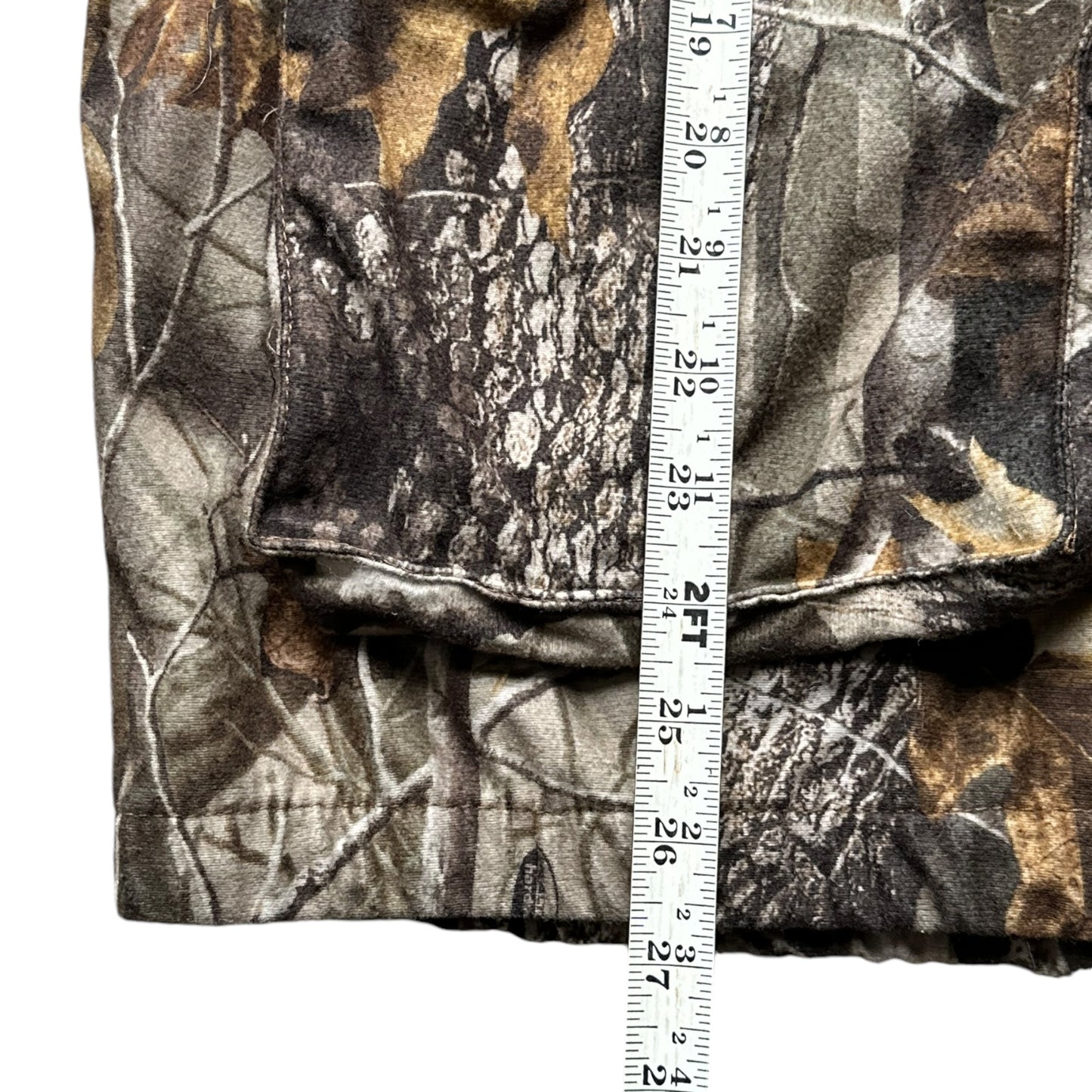 Real tree camo hunting jacket wading jacket large