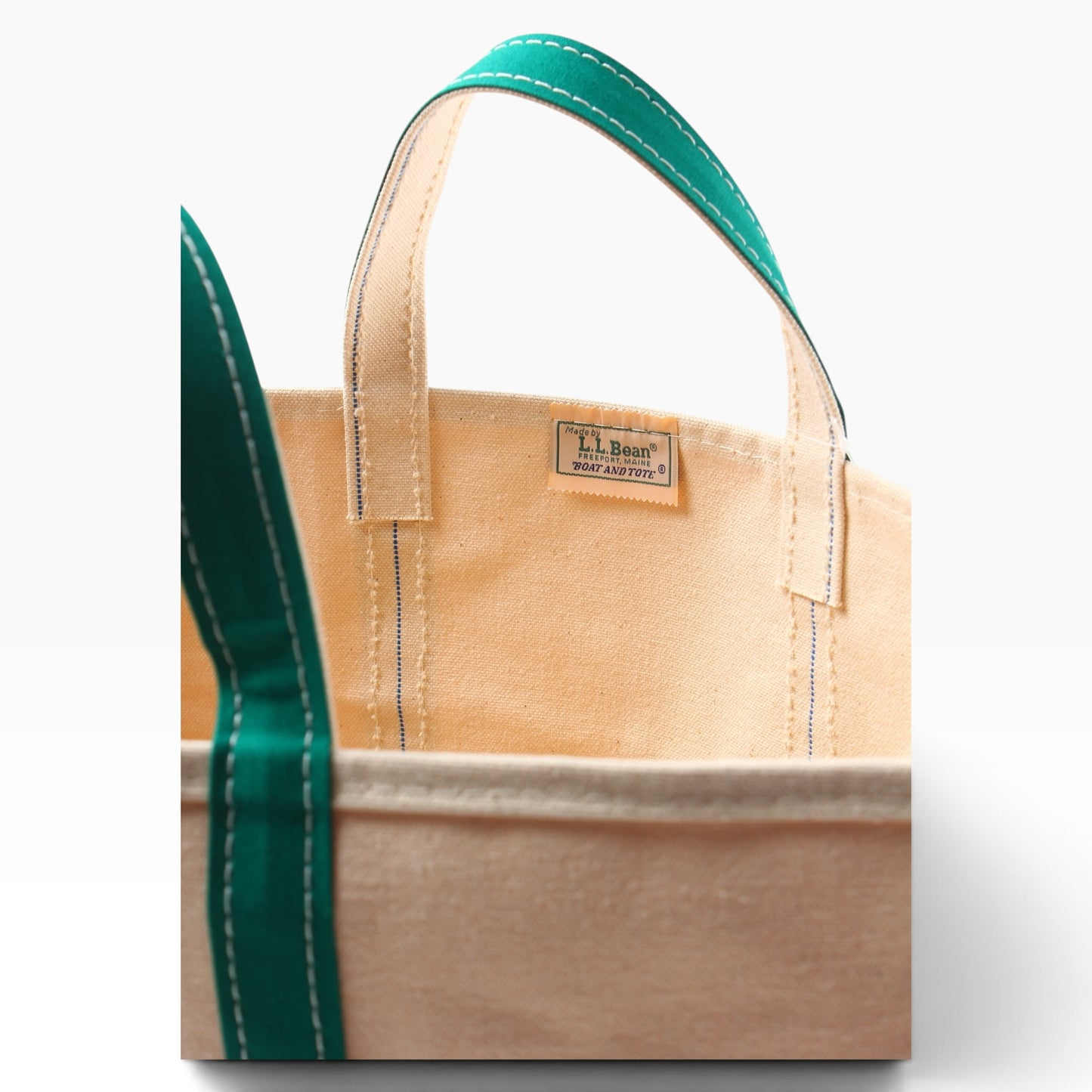 80s LL Bean boat and tote