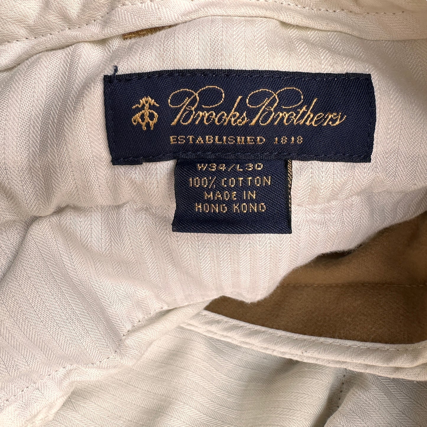 Brooks brothers heavy cotton cargos 34/29