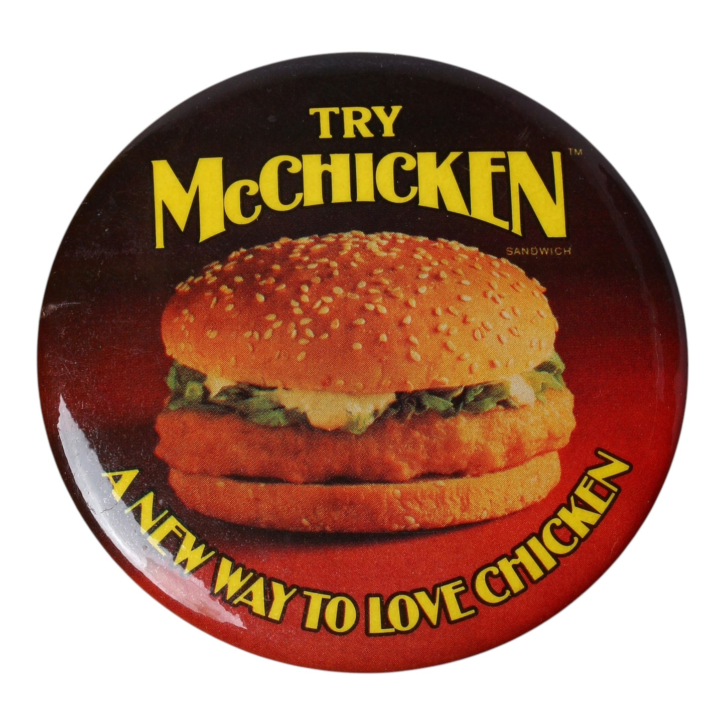 80s Mcdonald’s Pin try mcchicken