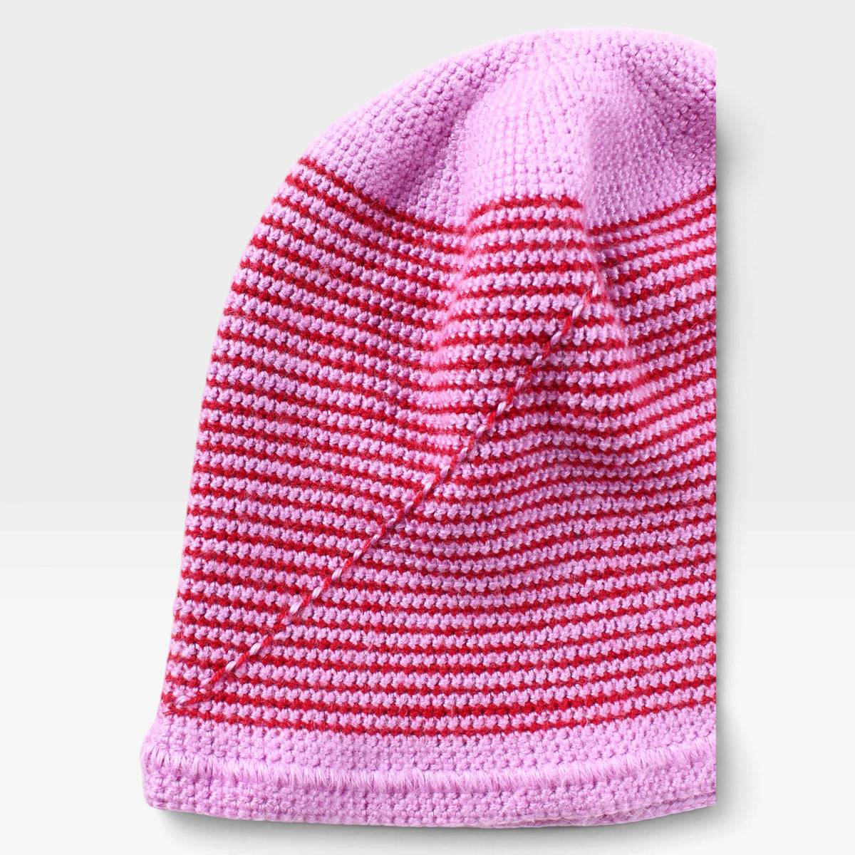 Cashmere feel woven knit beanie