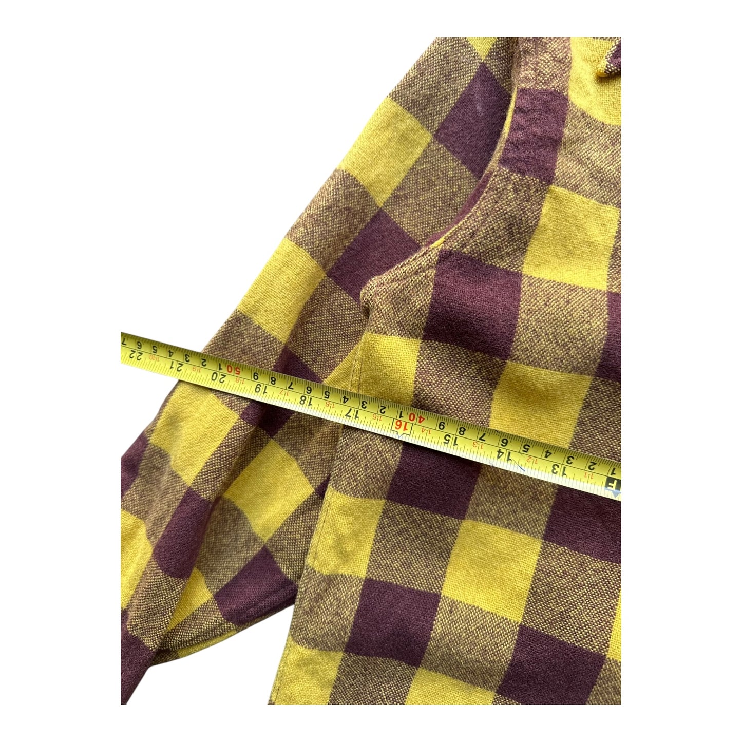 60s Brent ski wool camp shirt Small