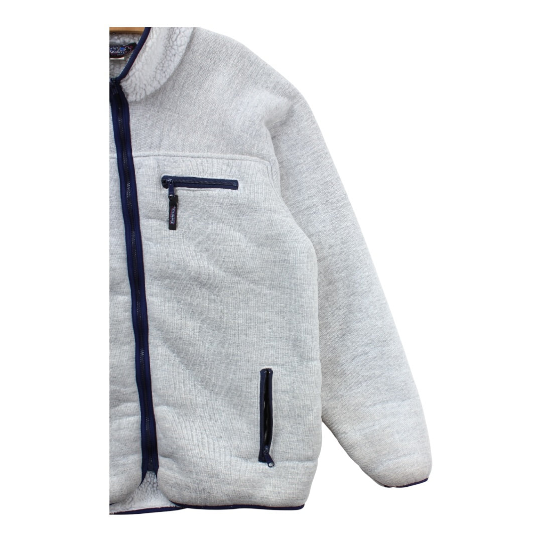 80s Early winters reverse deep pile fleece XXL