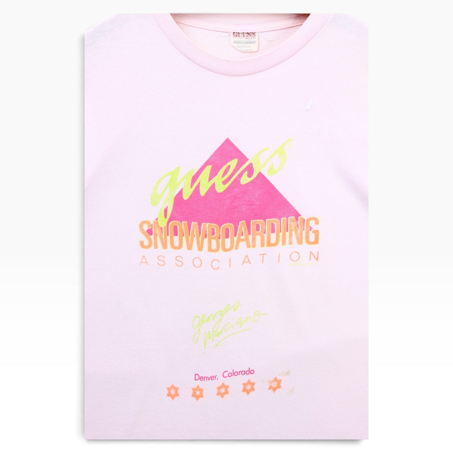 90s Guess snowboarding denver tee medium