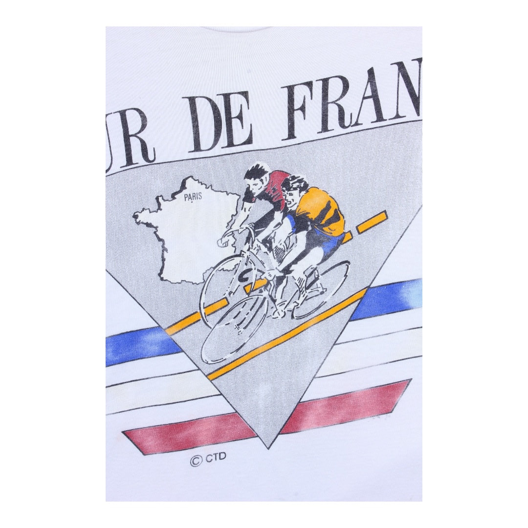 80s Tour de france tee medium