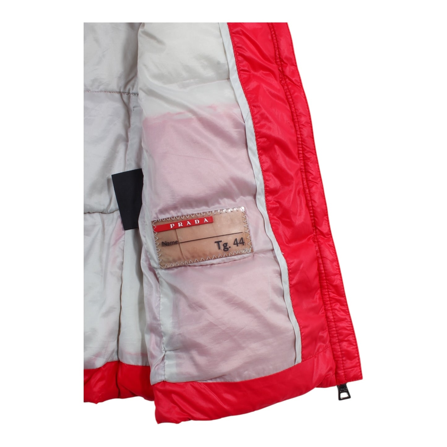 Prada hooded down vest small