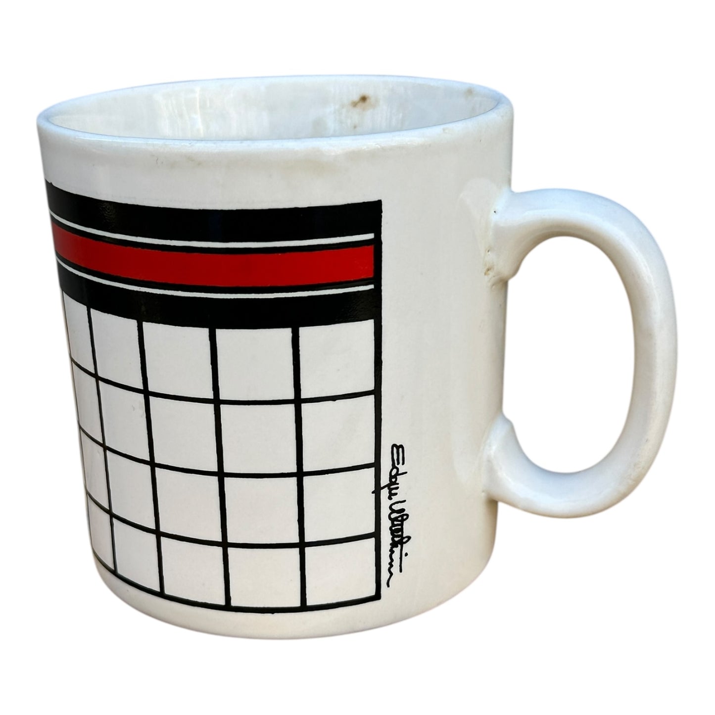 Edgar watkins grid mug