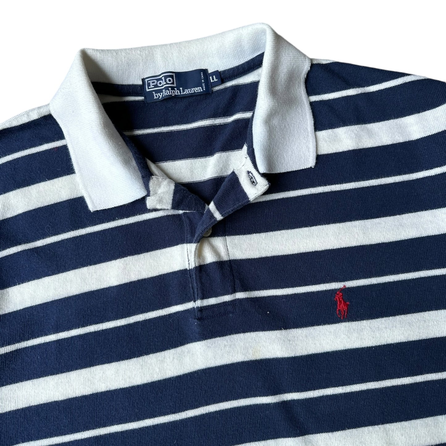 Polo Ralph Lauren striped longsleeve polo medium