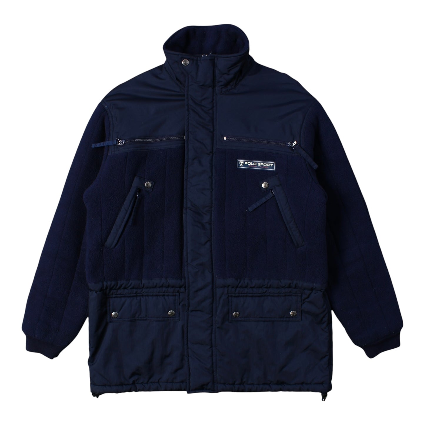 90s Polo Sport fleece ski jacket M/L