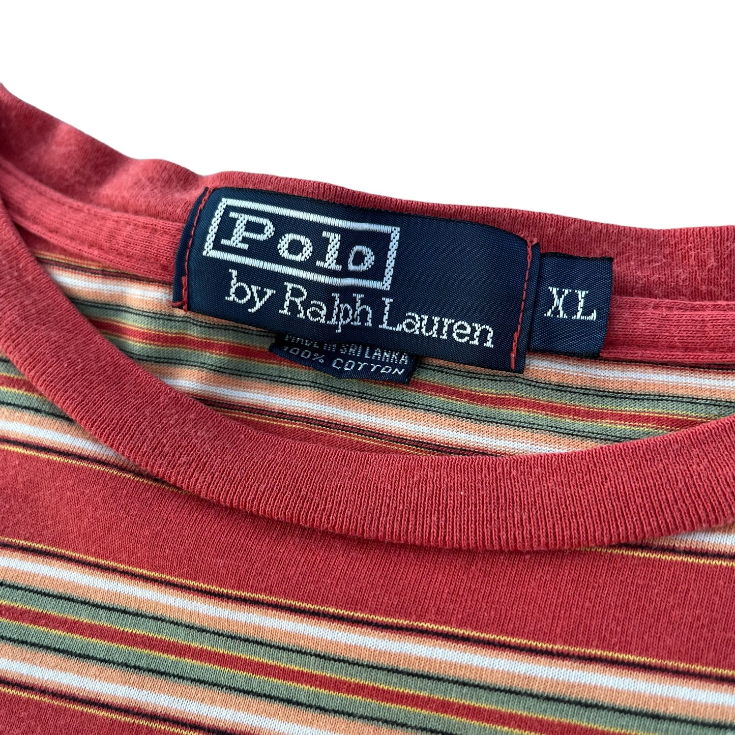 Polo striped tee xl