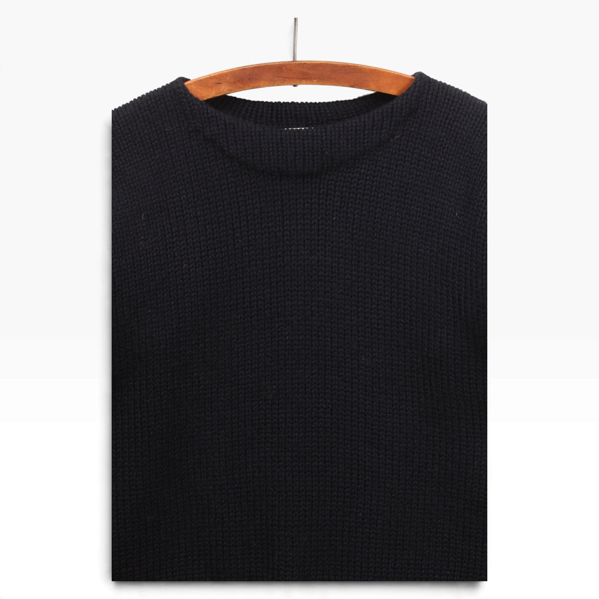 40s Wool boatneck sweater small