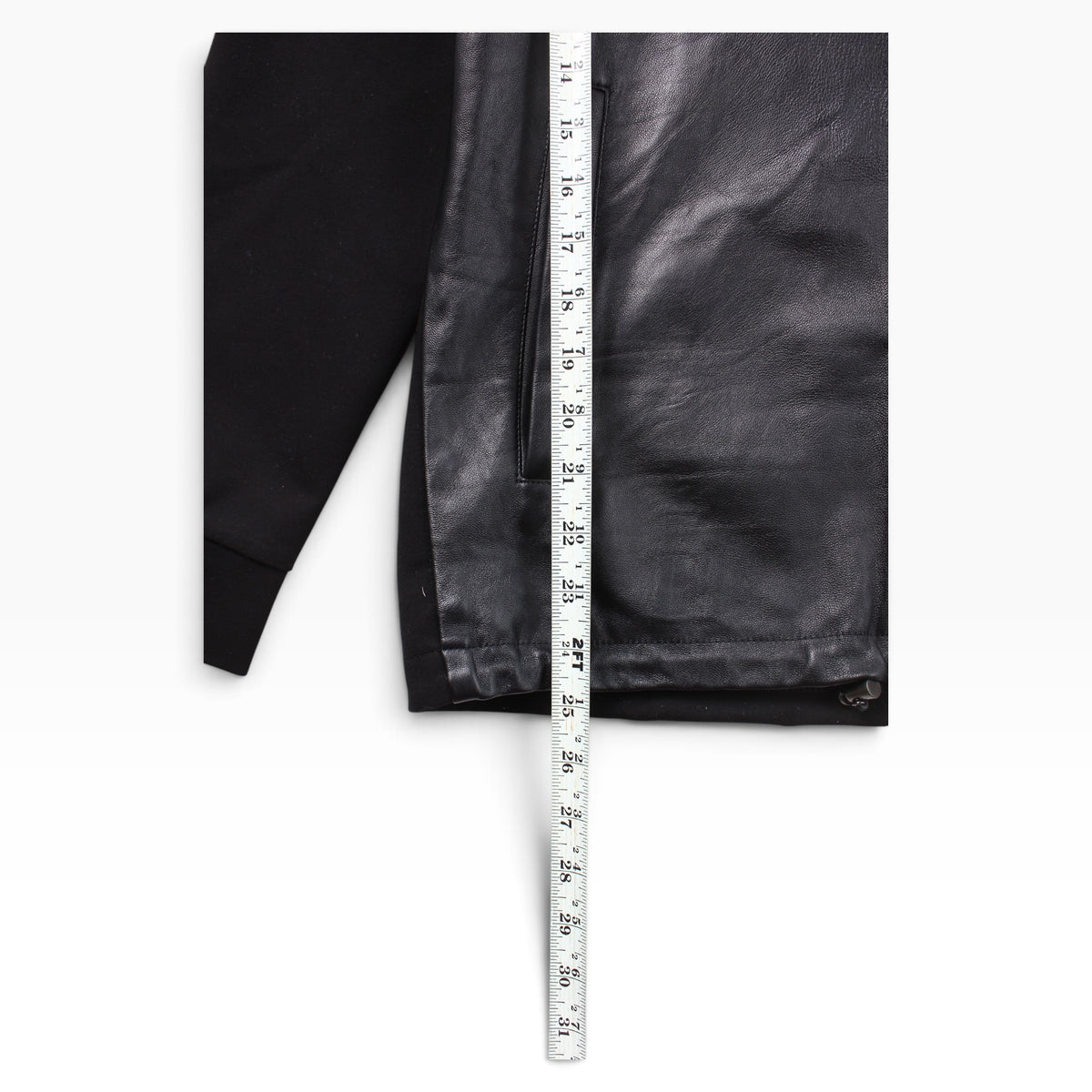Prada leather zip hoodie Small