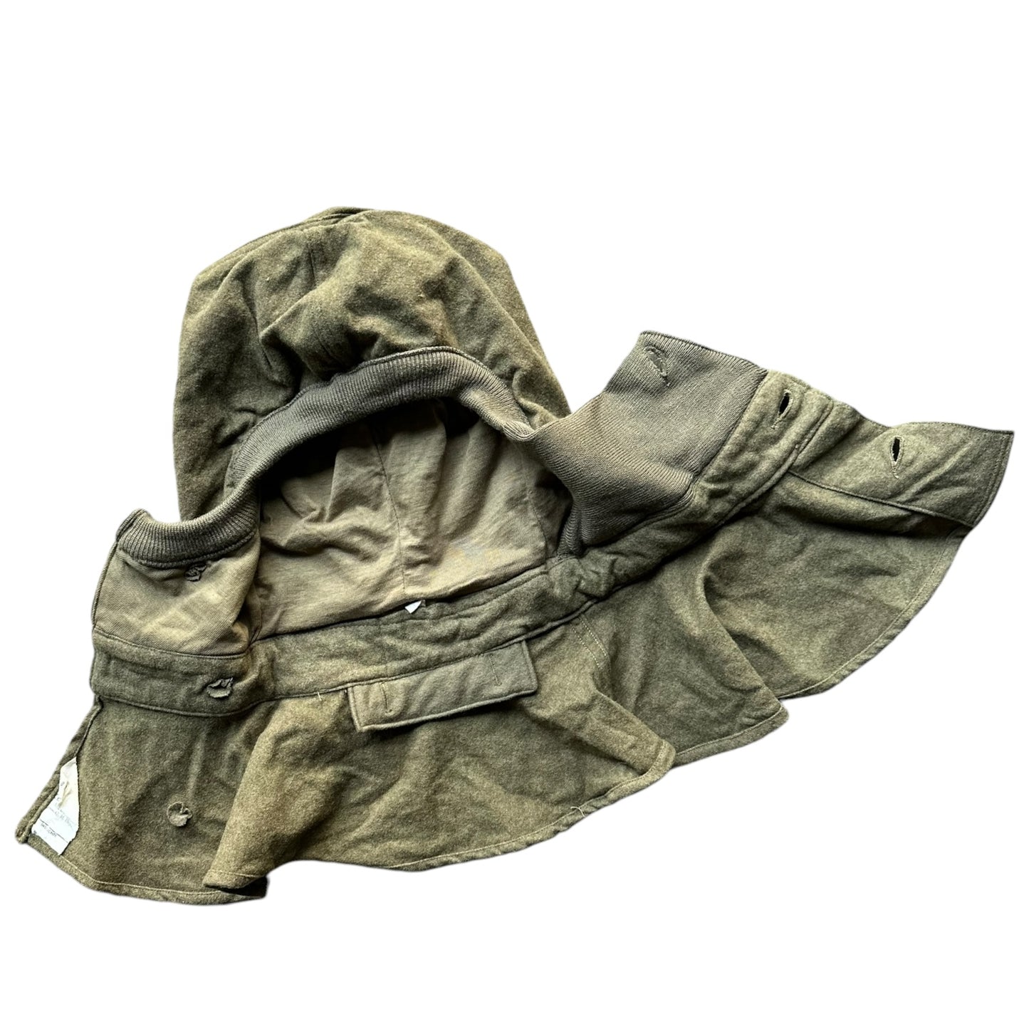 40s wool hood face mask medium