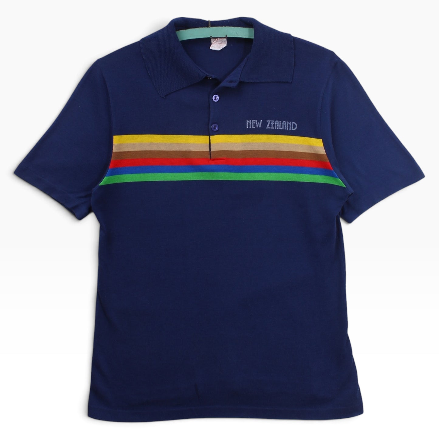 80s New zealand rainbow polo small