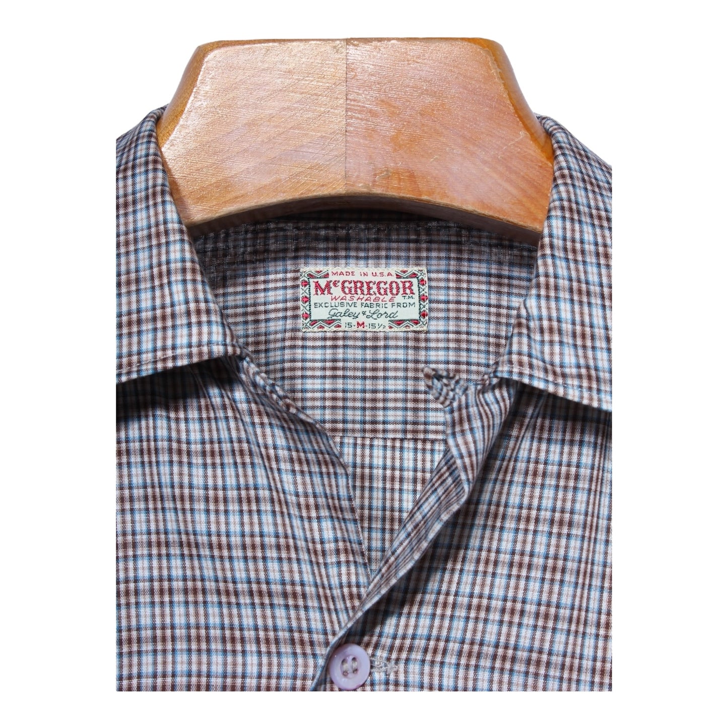 60s Mcgregor camp collar shirt large