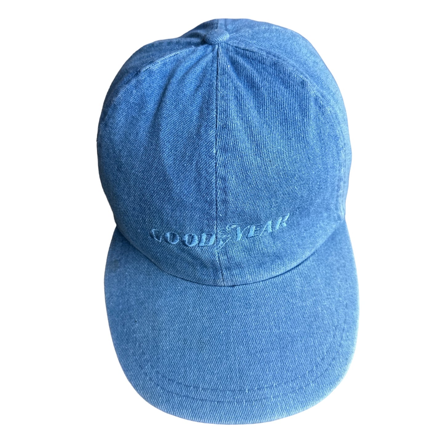 90s goodyear denim hat