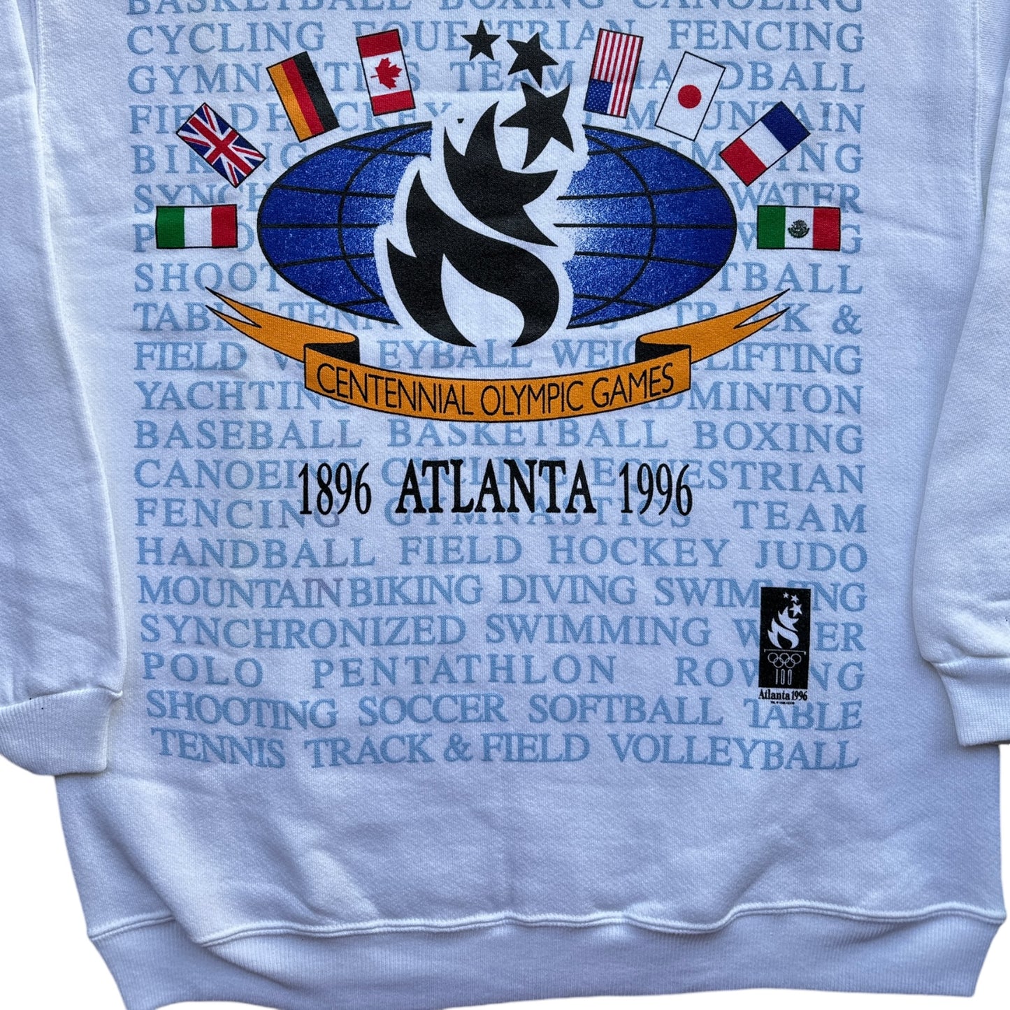 1996 Olympics crewneck medium