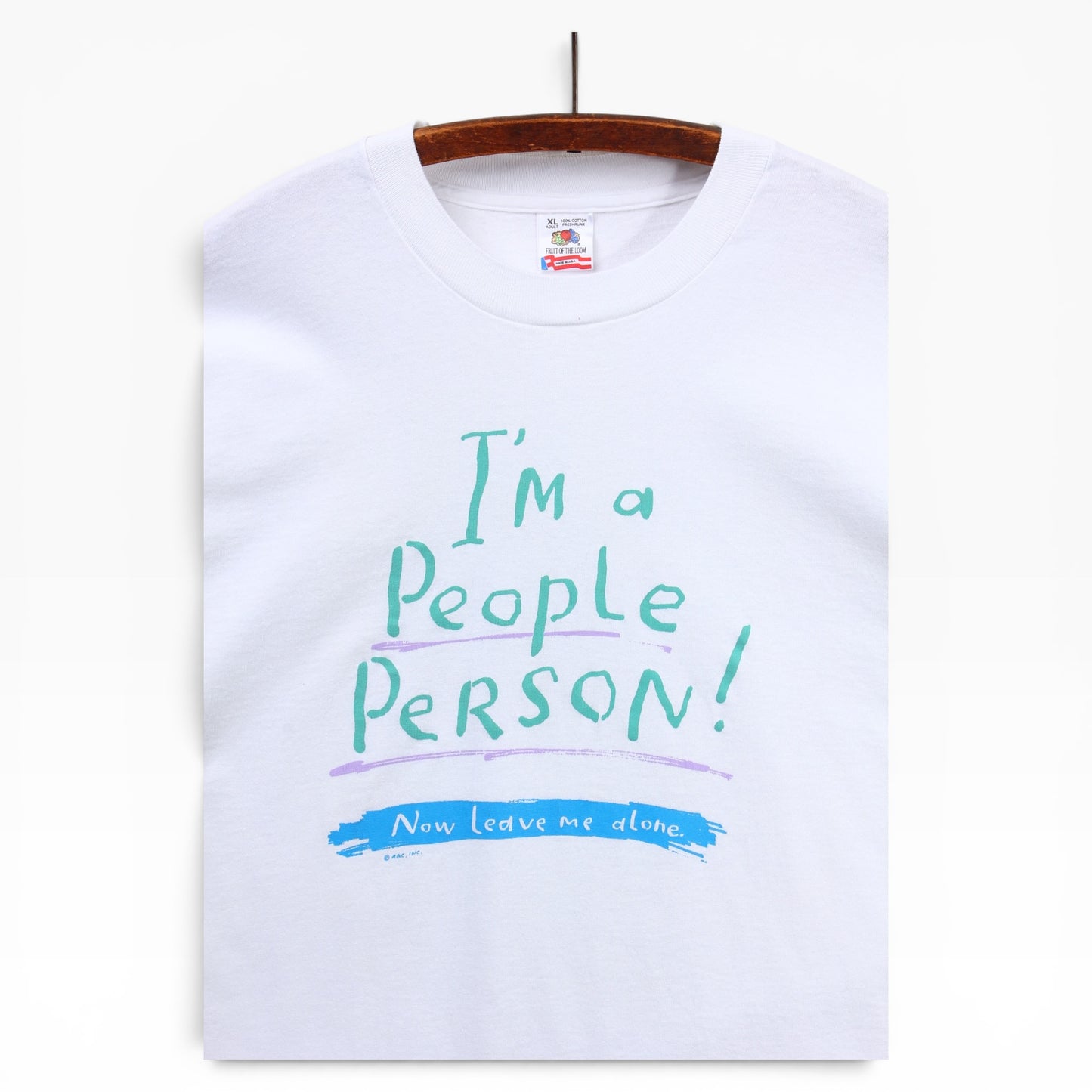 I’m a people person tee large