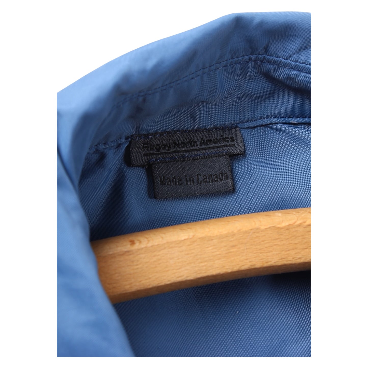 Nylon zip shirt Made in canada🇨🇦 riri zipper large