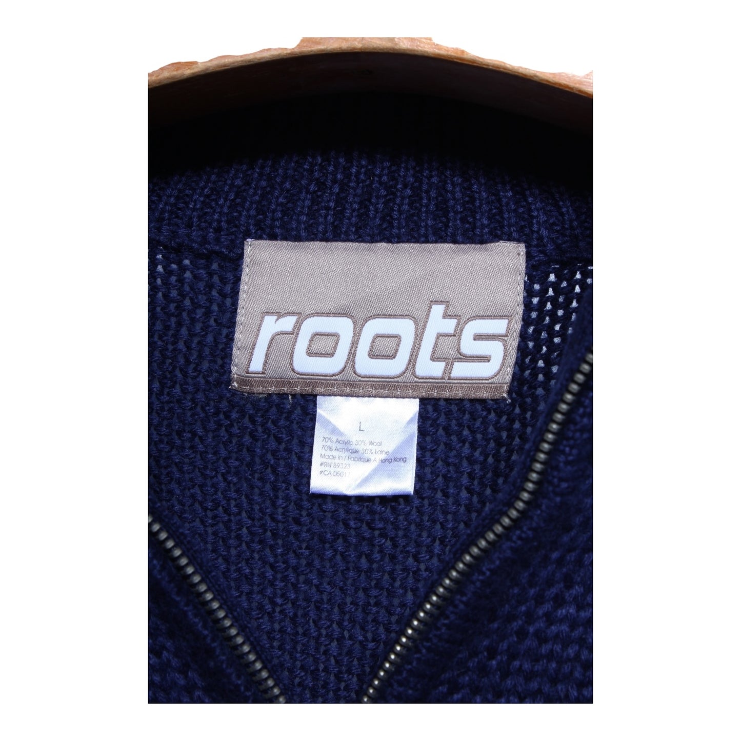 Y2K Roots zip sweater large