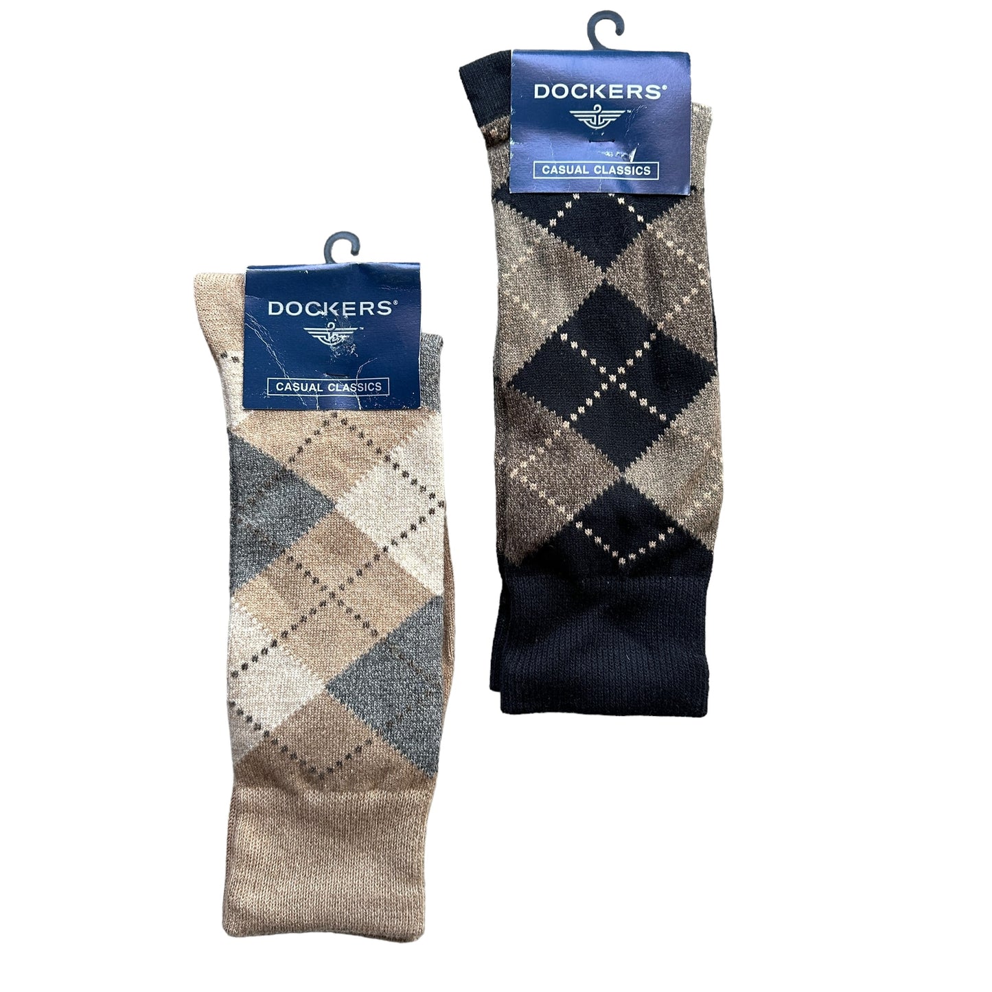 90s Dockers Argyle socks 8-12