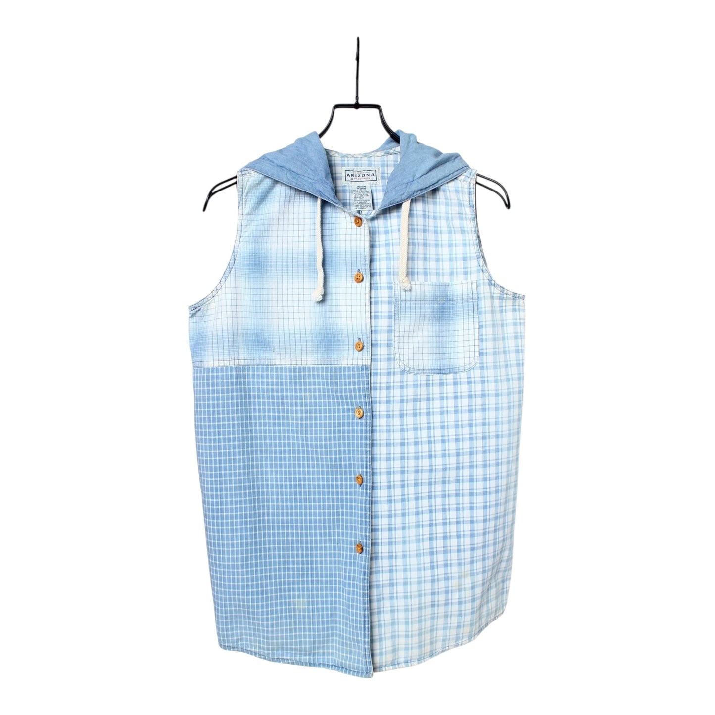 Y2K hooded vest Small