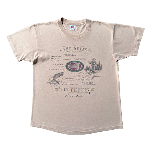90s Fly fishing rules large fit – Vintage Sponsor