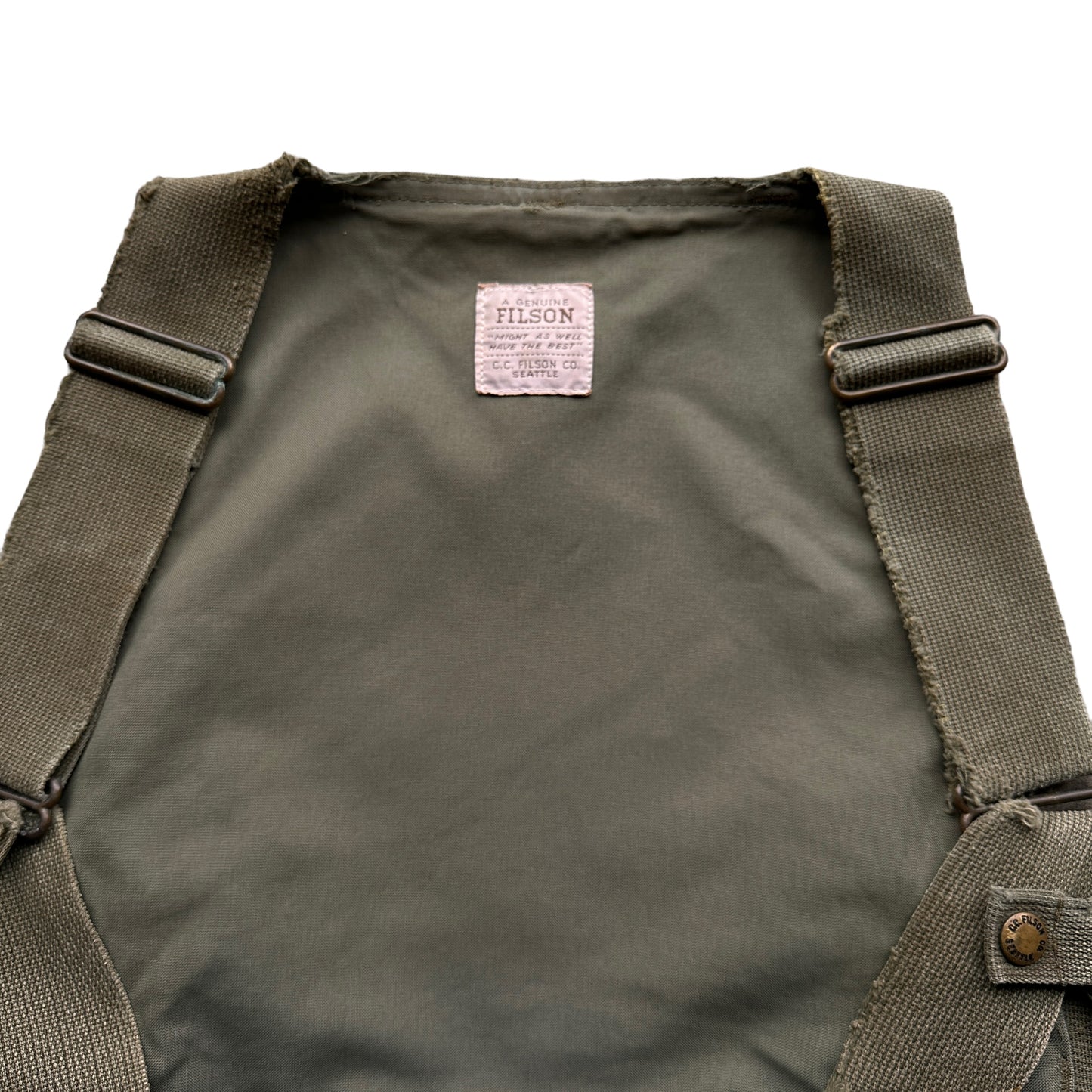 Filson fishing vest