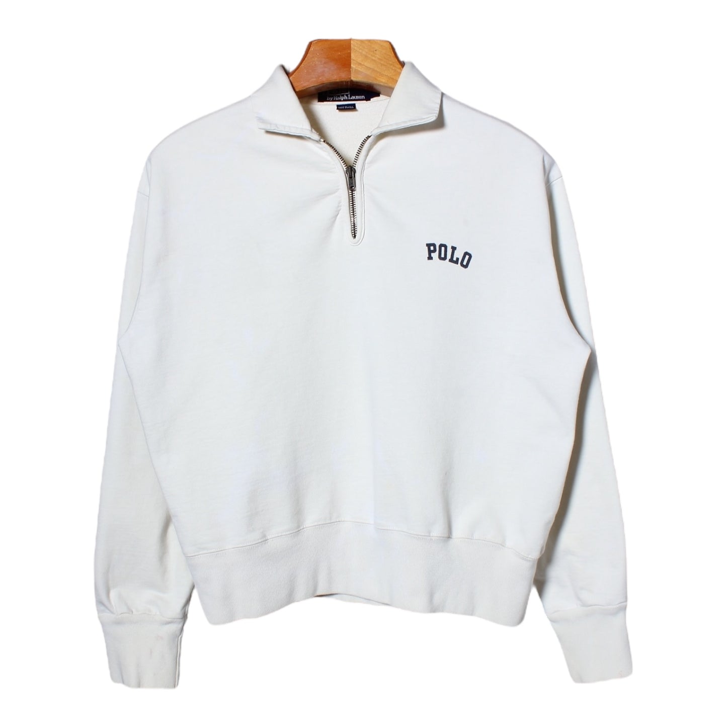 90s Polo Ralph Lauren 1/4 zip cotton Small