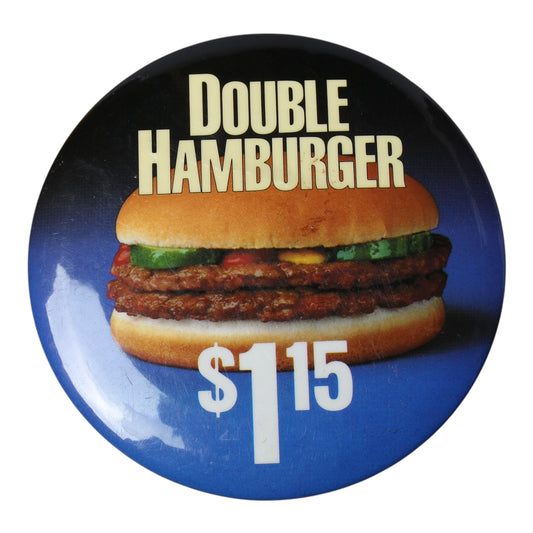 80s Mcdonald’s pin double hamburger