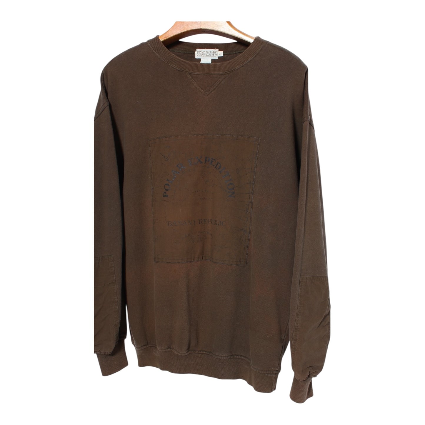 90s Banana republic safari crewneck large