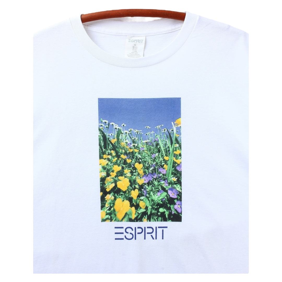 90s Esprit flowers tee XL