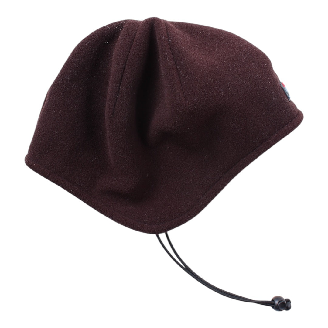 Fleece earflap beanie