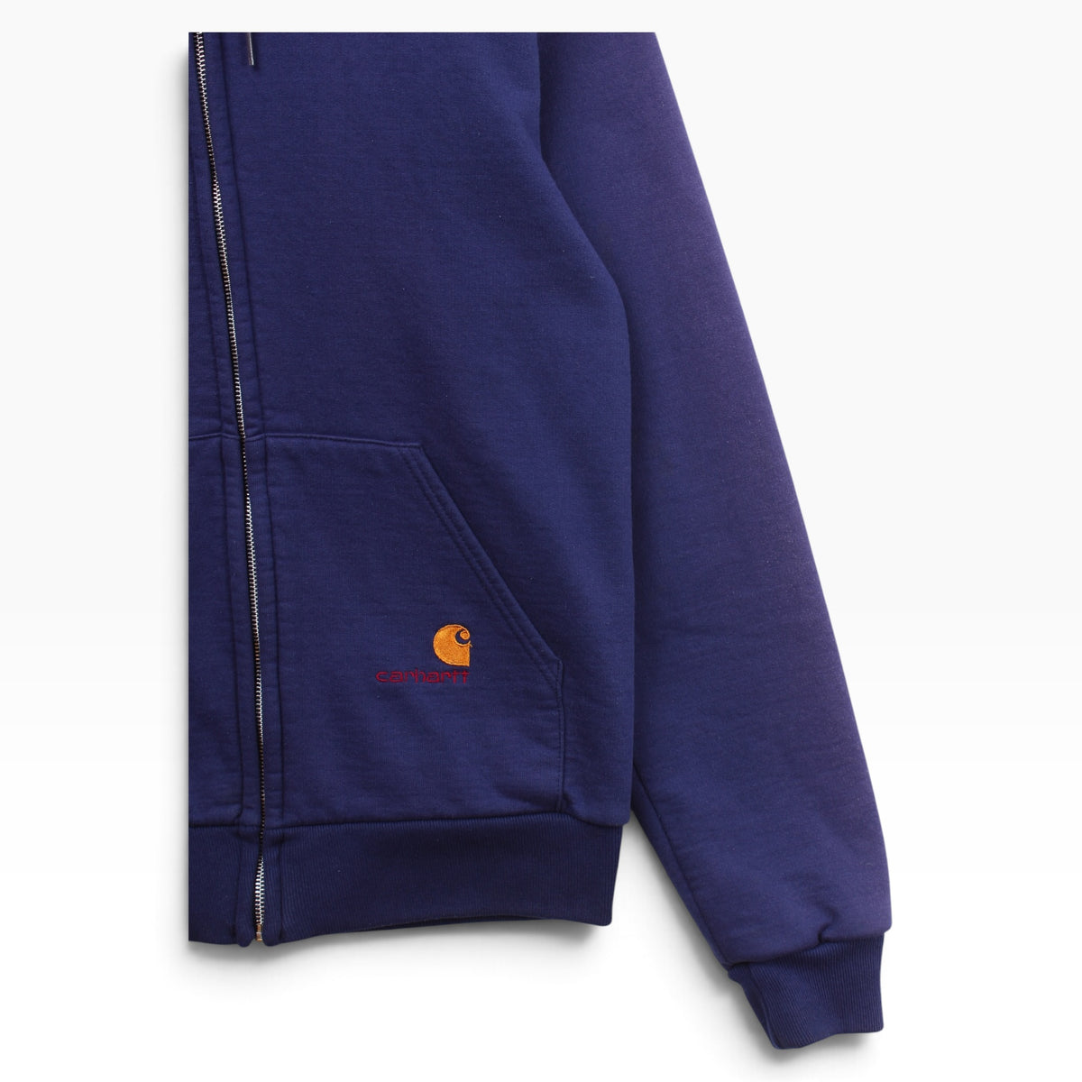 90s Carhartt thermal lined zip hoodie Small