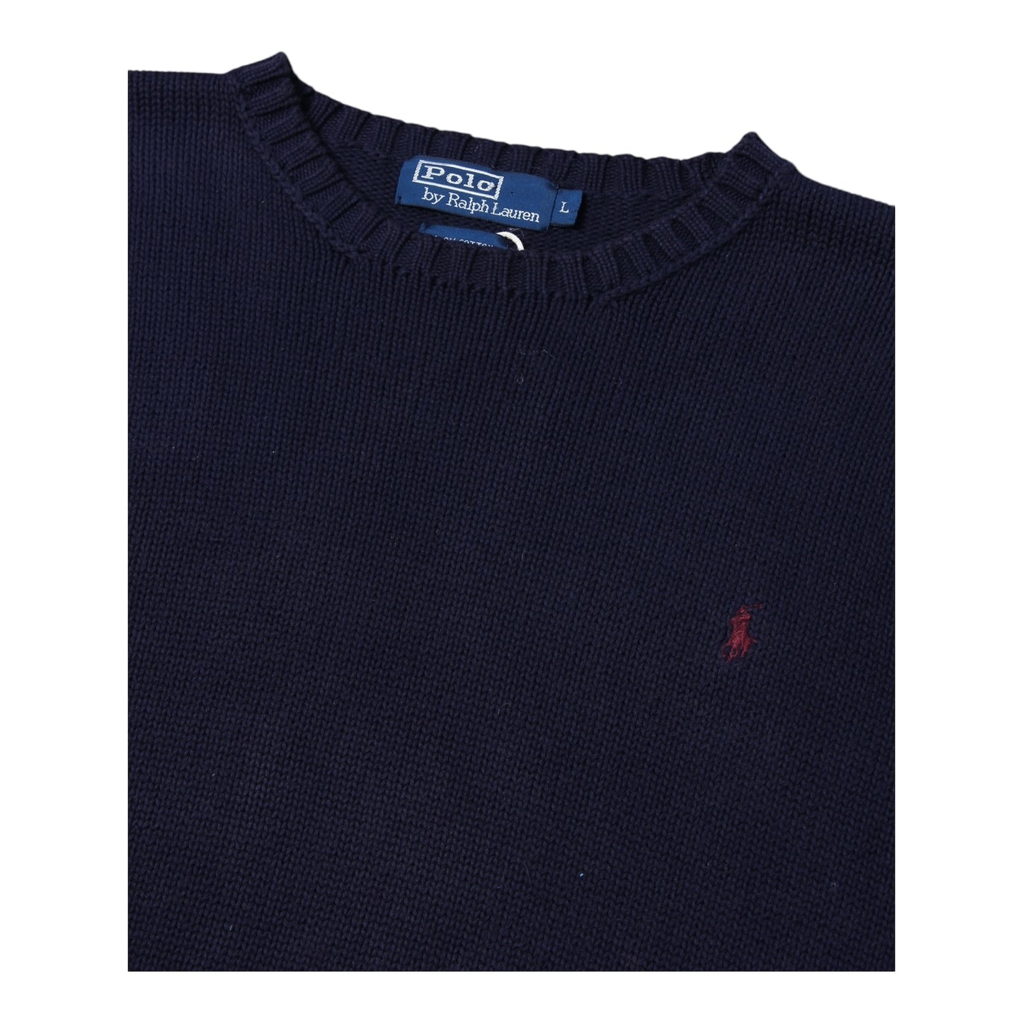 Polo Ralph Lauren cotton sweater large navy