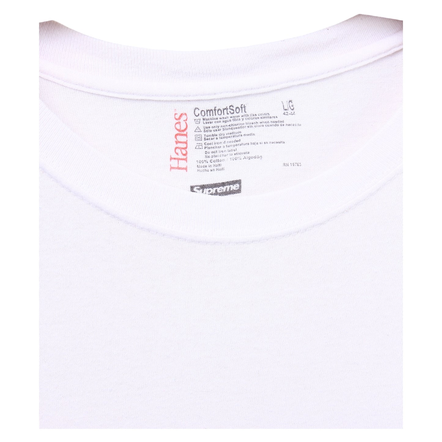Supreme hanes blank tee medium
