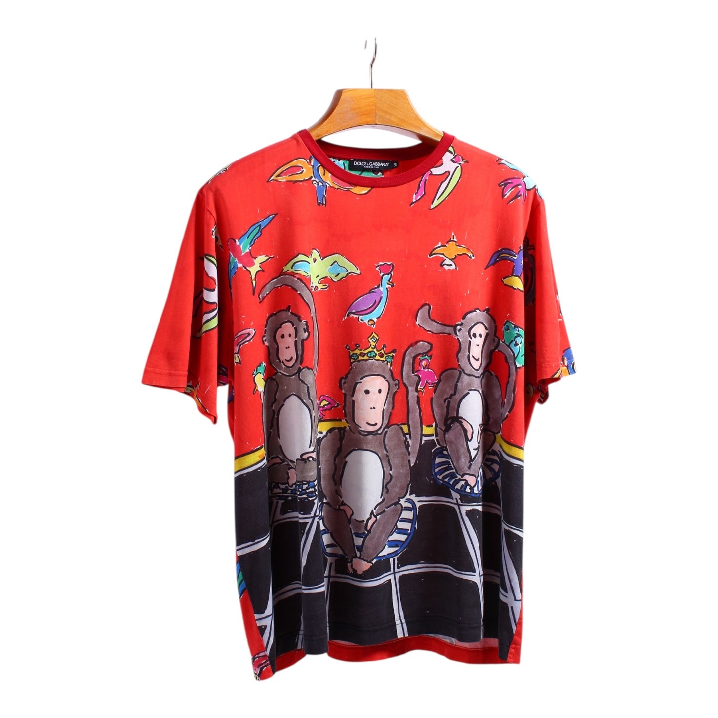Dolce and Gabbana monkey print t shirt XL
