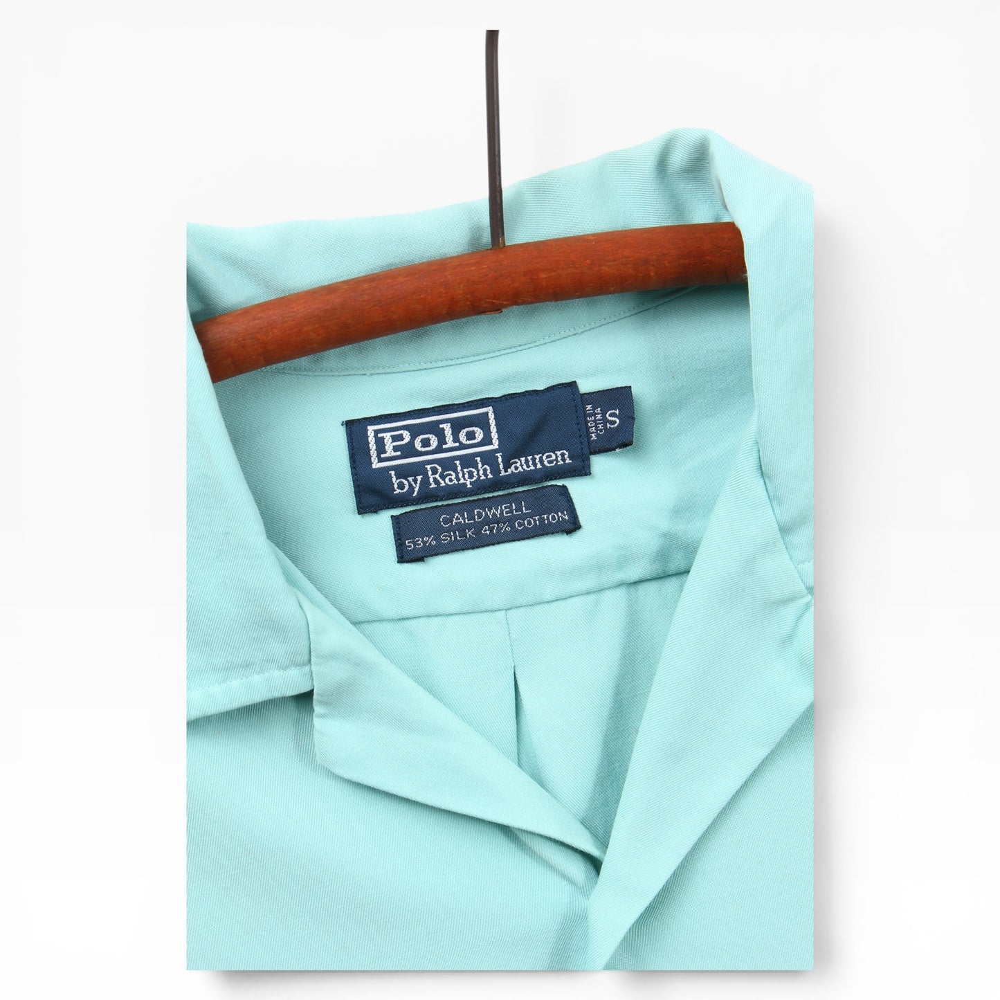 90s Polo Ralph Lauren caldwell camp shirt loop collar Medium