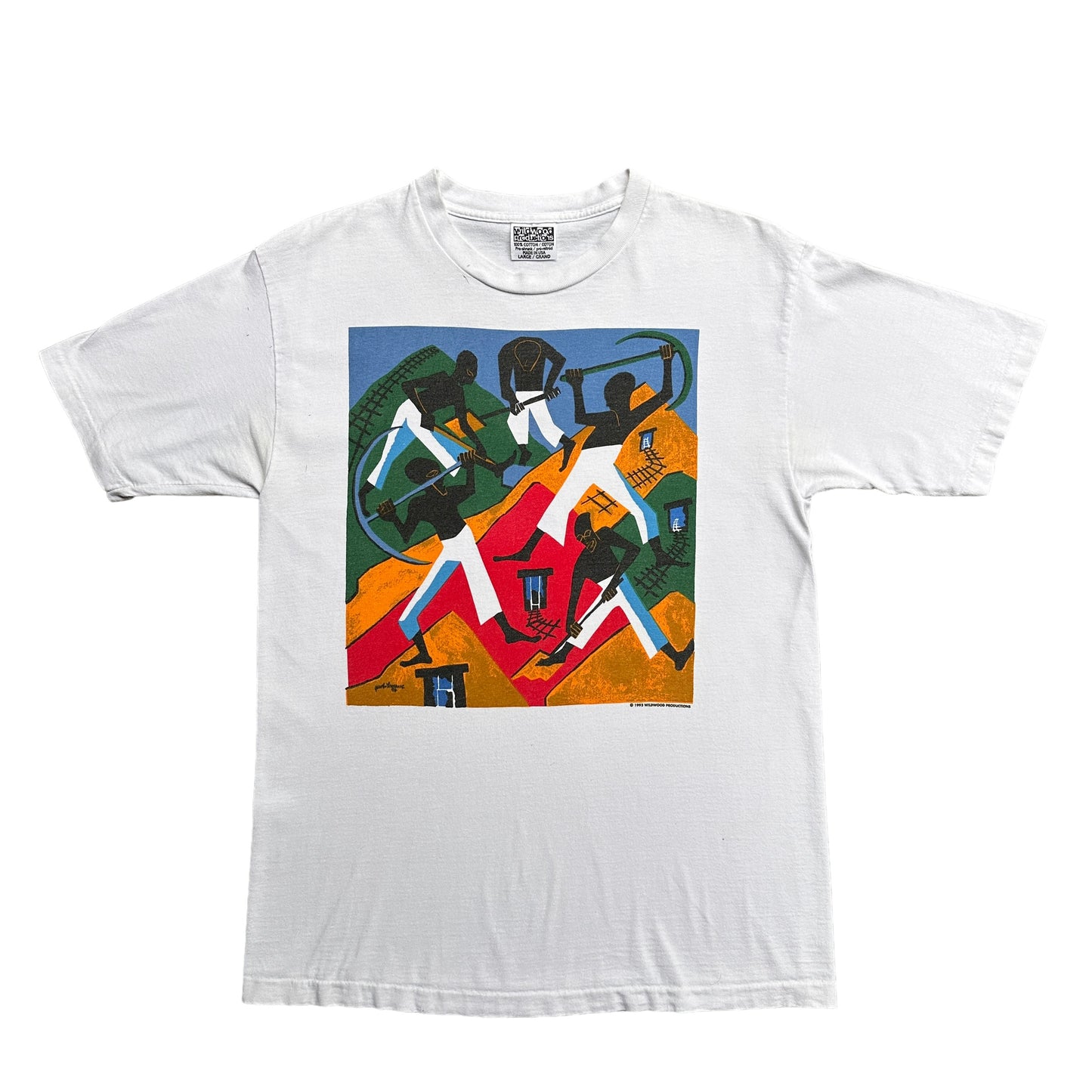 90s Jacob lawrence tee large