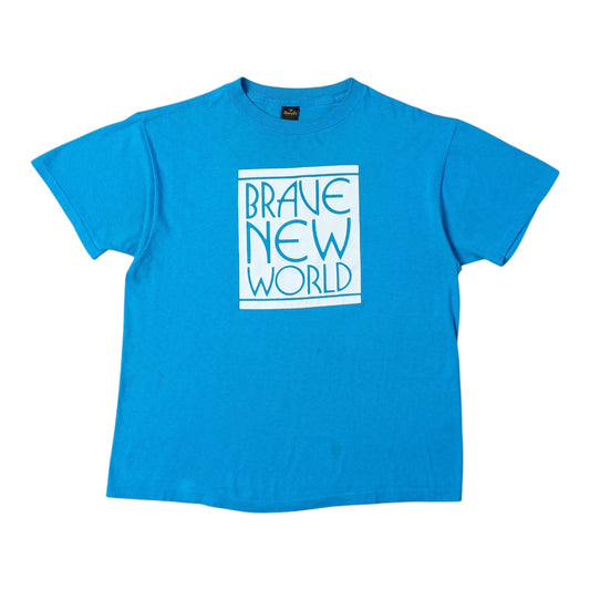 80s Brave new world tee large