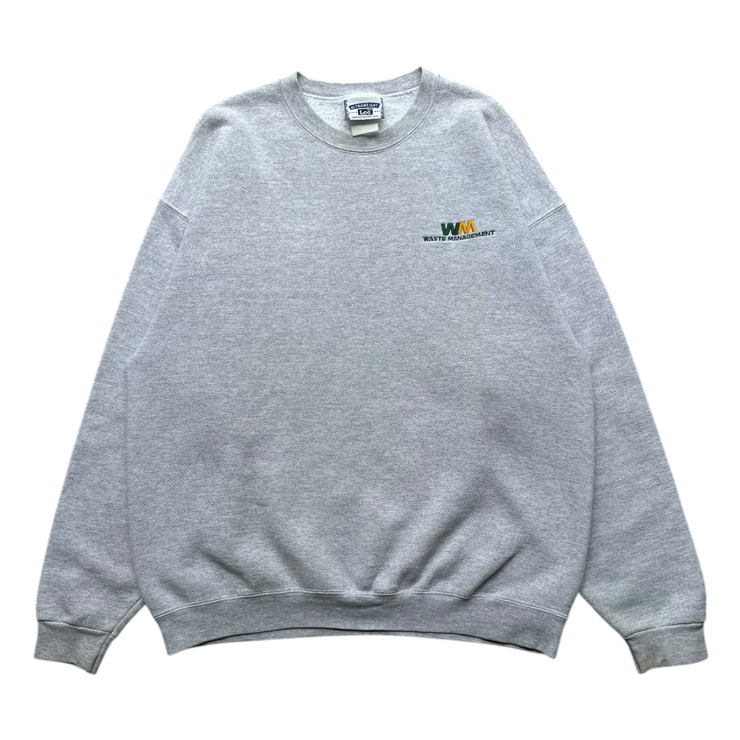 90s Waste Managment heavyweight crewneck large