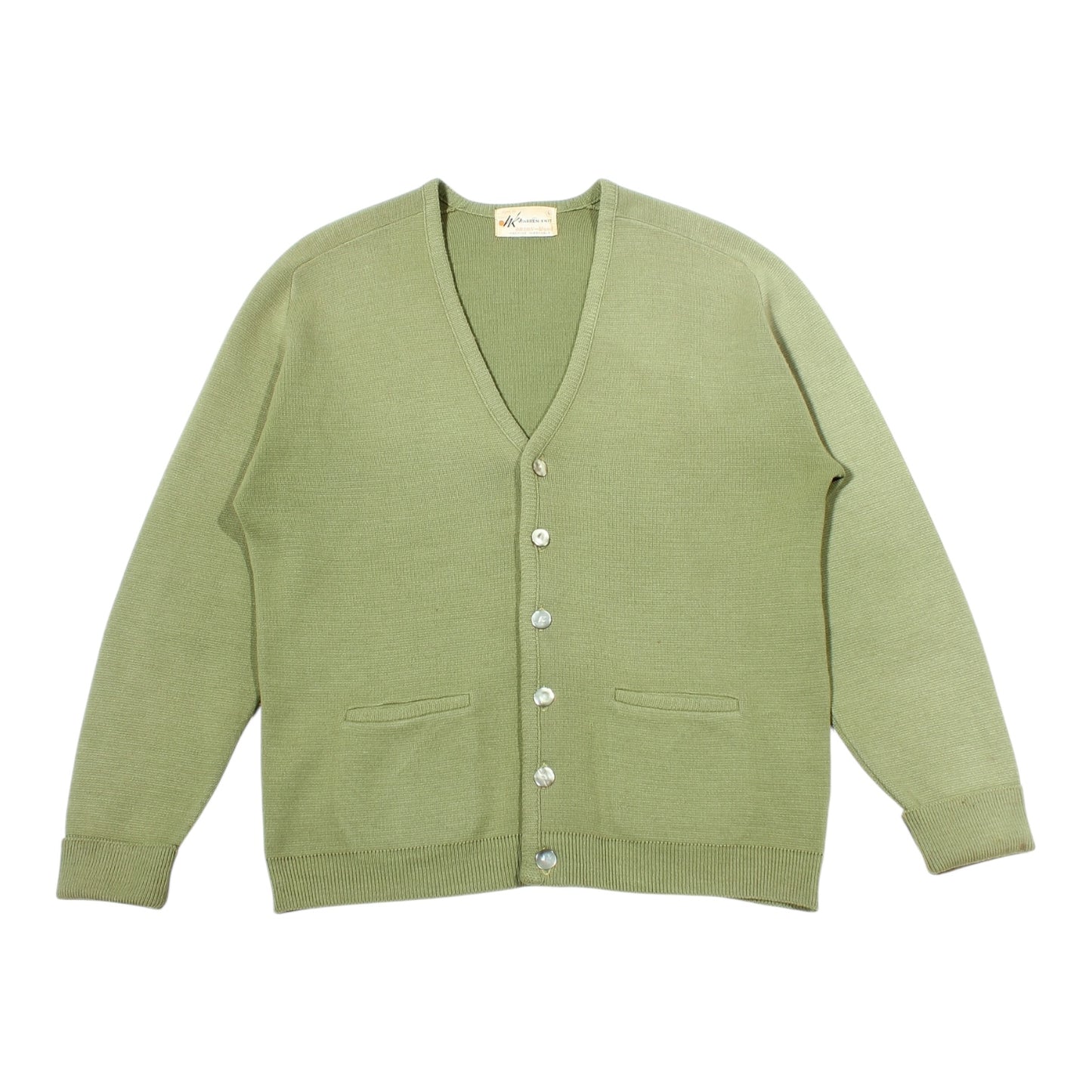 60s Orlon/Wool cardigan large