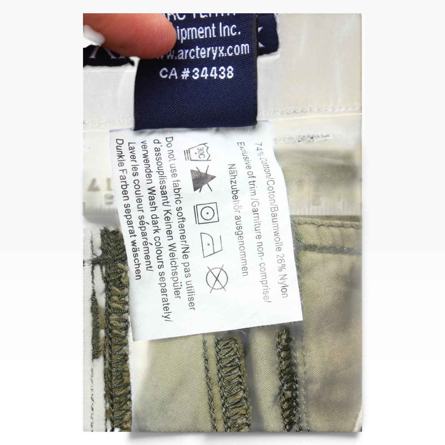 2006 Arc’teryx cotton pant 32/31